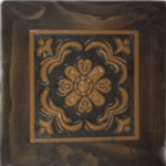 Decorative Wall Hanging Tiled Wooden Frame, 9x9 inch