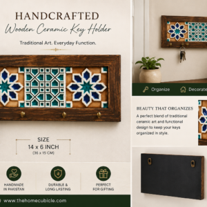 Stylish and Functional Wall-Mounted Key Holder – Perfect for Home Organization-Traditional Key Holder