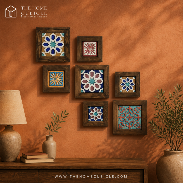 wooden ceramic wall frames